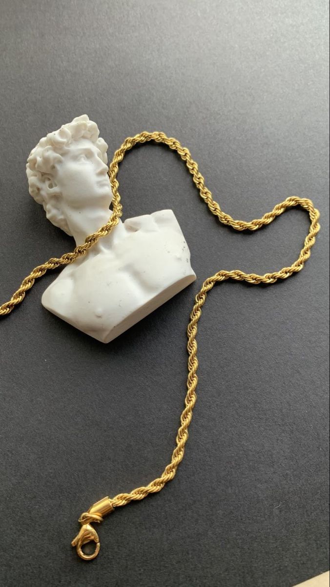 Golden Rope Chain Necklace