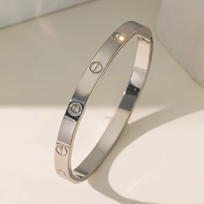 Silver Cartier Handcuff